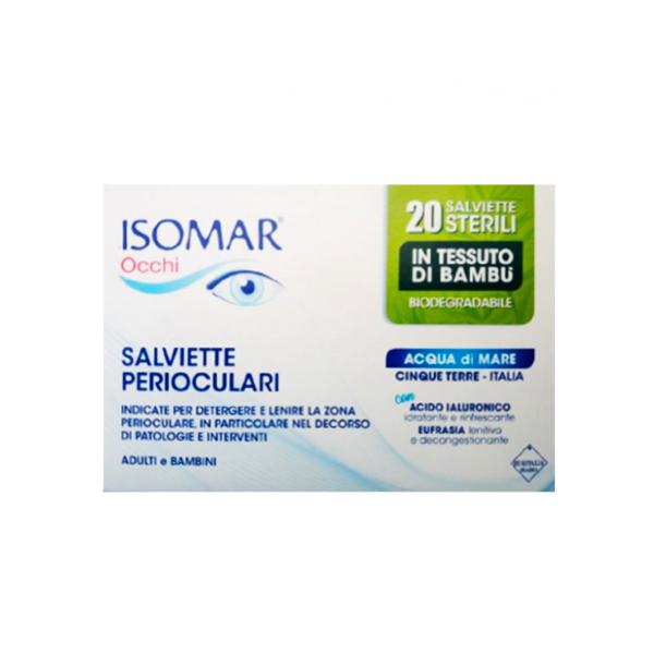 ISOMAR OCCHI SALVIETTE PERIOCULARI 20 PEZZI